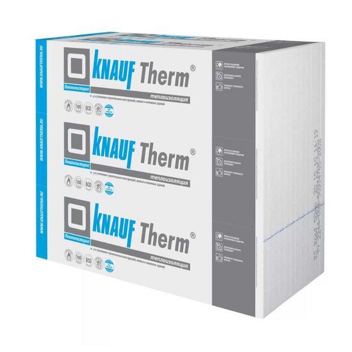 Утеплитель пенополистирол Кнауф Therm Фасад 100х1200х1000 100 мм